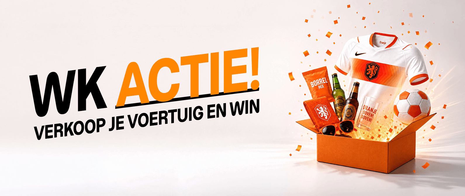 Per Oranje-wedstrijd 23 prijzen. Plus de hoofdprijs