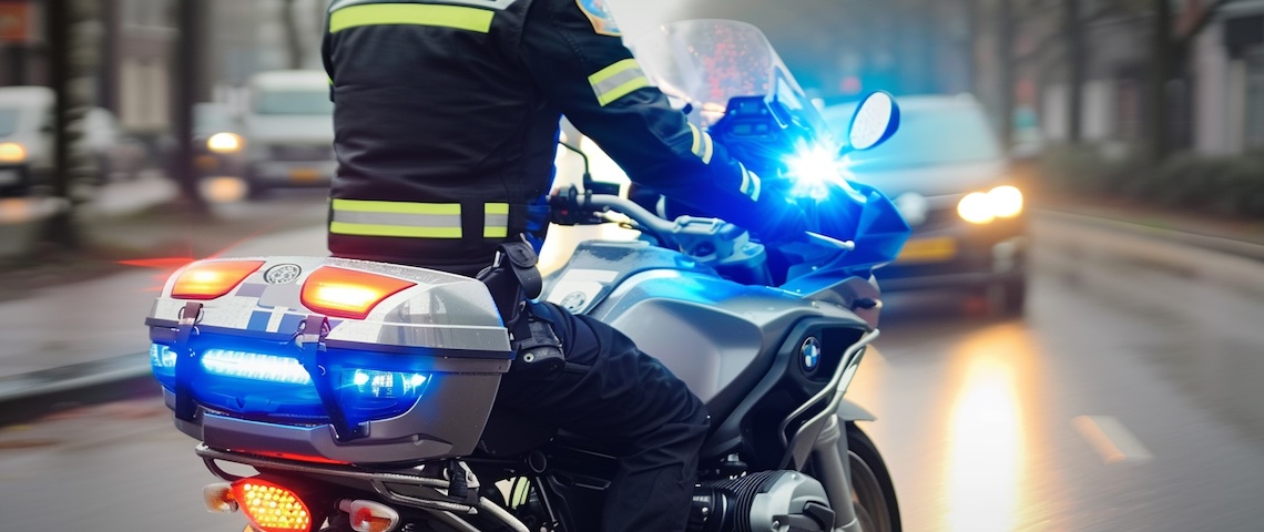 Politie motor