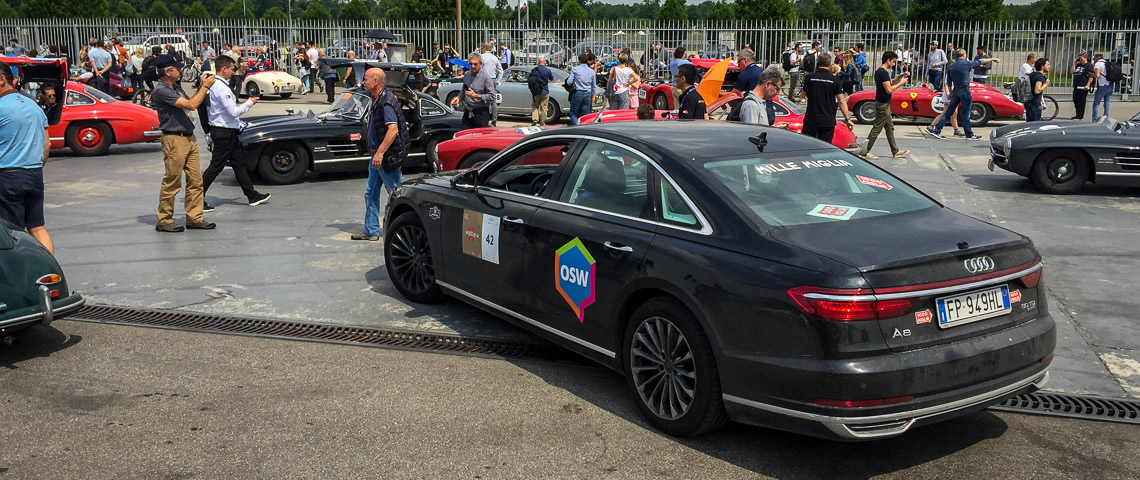 Van Brescia naar Rome met de Mille Miglia Storica