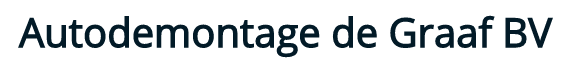 de Graaf autodemontage logo