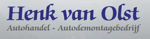 Autodemontagebedrijf Henk van Olst BV logo